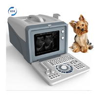 Scanner vétérinaire portable numérique complet en noir et blanc avec écran LED de 10 pouces et 128 Go de stockage