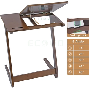 Hot <strong>Z</strong> Shape Multi Tray Table Snack Tray Multipurpose Side End Table Laptop Desk Serving Tray Fit Sofa Couch <strong>Bed</strong> - Product Image 3