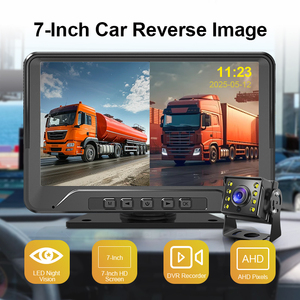 AHD 7 Inch Monitor With HD LED/IR Night Vision <b>Camera</b> for Truck SUV Parking Aid <b>System</b>, Backup Display YB-7 INCH-X8-AHD 7 Inch I - Product Image 2