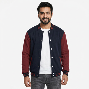 Blouson universitaire pour homme à prix d'usine, vente chaude, logo personnalisé, dernière mode, prix de gros, sur demande des clients - Product Image 1