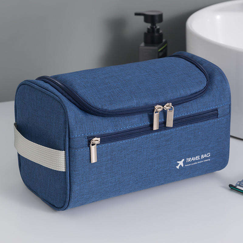 XiYou Hot Selling Portable Men's Women's Toiletry Bag Zipper Closure Business Style Candy Travel Cosmetic Makeup Pouch Organizer