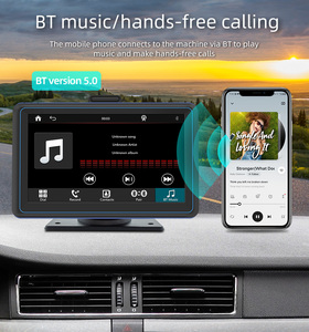 Phổ 7inch plug and play xách tay màn hình tự động với Carplay Android HD cảm ứng gương liên kết xe Stereo - Product Image 5
