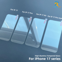 9H 2.5D Anti-rayures 2 Pack Protecteur d'écran en verre trempé pour iphone 17 Verre trempé 3D Premium pour iphone 17 Series