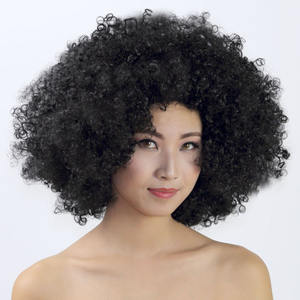 <span class=keywords><strong>Peluca</strong></span> de <span class=keywords><strong>Payaso</strong></span> Arlequín con Rizos Cortos a Precio Económico, <span class=keywords><strong>Peluca</strong></span> Afro Marrón para Fanáticos del Deporte, Unisex, para Hombres y Mujeres, Cosplay, Anime, Divertida - Product Image 2