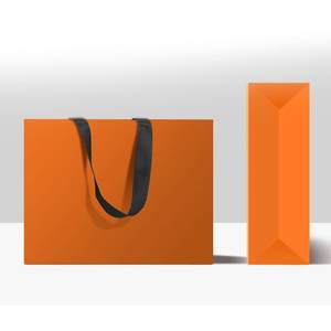 Sacchetto di Carta Kraft Senza Cordoncino, Borsa per Negozi di Abbigliamento, Sacchetto <span class=keywords><strong>Regalo</strong></span> Personalizzato, Sacchetto Pubblicitario in Cartoncino Bianco per Tè - Product Image 3