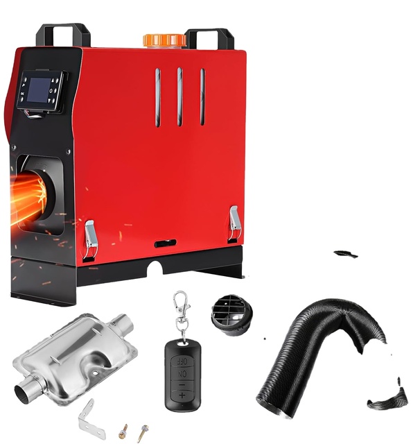 2KW 5KW 8KW Diesel Air Heater 12V 24V Parking Heater with Remote Control LCD Display for Truck Car RV
