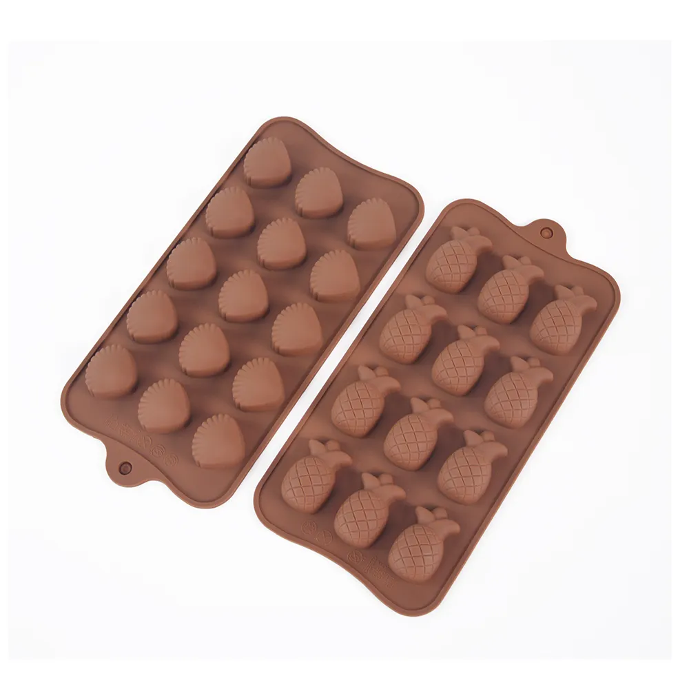 Hot Sale BPA Free Easy Clean Soft Food Grade Silicon Candy Chocolate DIY Mold Diamond Heart Shapes Silicone Mold