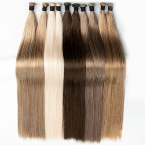 Gran Stock al por Mayor de Cabello Chino, Trama Ultrafina, 100% Cabello Humano Remy Virgen, Extensiones de Cabello Doblemente Tramado, Trama Infinity - Product Image 1