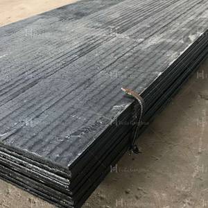 لوح فولاذي صلب مقاوم للتآكل Q195 Q235 A36 ثنائي المعدن مع طبقة كربيد الكروم للتعدين والأسمنت 10+15 مم - Product Image 6