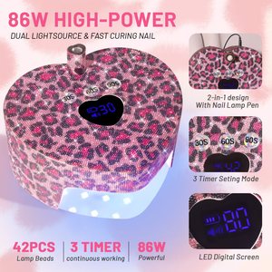 Lámpara LED UV 2 en 1 para Uñas, Potente, para Curado Profesional de Gel, con Decoración de Diamantes, Equipo para Salón de Uñas - Product Image 4