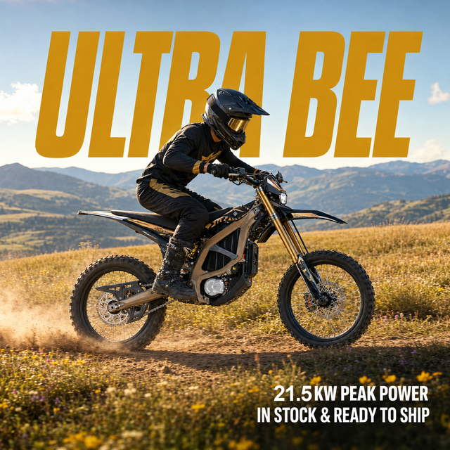 In Stock 2026 Surron Ultra Bee DDP to AU and USA 95km/h 520N.m Torque 74V 60Ah Battery 1.84s Acceleration Electric Dirt Bike