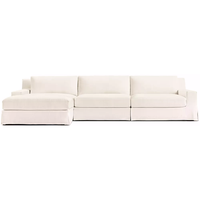 Canapés confortables pour salon, matériaux écologiques, canapé modulaire, sièges profonds et moelleux pour salle de divertissement familiale