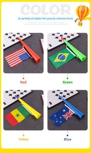 2026 USA Canada Mexique Vuvuzela Corne de supporter en plastique classique pour supporters de football, accessoire de stade pour faire du bruit lors des événements sportifs - Product Image 2