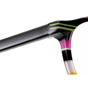 OBM Gafas de acetato en capas de dos tonos Rectángulo Negrita Contraste Look Cat-Eye Designer Marcos Lujo Marrón Marcos de alta calidad - Product Image 6