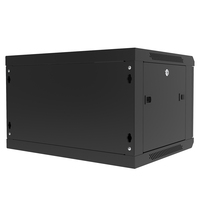 Armoire serveur murale IEC297-2 en acier laminé à froid SPCC, taille personnalisée, rack réseau, protection IP20, charge statique 100 kg, LE/OEM