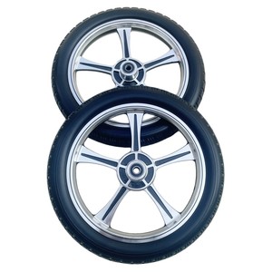 Ruedas de Espuma de Poliuretano de 14 Pulgadas para Vehículos Cheng Jin, Ruedas de Aleación de Aluminio Sólidas sin Aire para Ruedas Giratorias - Product Image 2