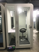 Cabine insonorisée moderne IBooth pour bureau et domicile avec design modulaire pour hôtel, hôpital, école - Panneaux acoustiques écologiques
