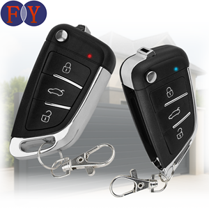 耐用的无线射频 3 按钮克隆遥控器 433MHz 315MHz 车库门开启器 6V 电池供电钥匙复制器 - Product Image 1