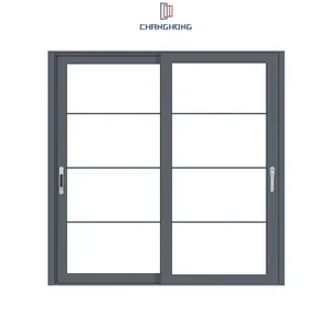 New Trend House Patio Doors Hotel Villa Aluminum Doors Patio Sliding Glass Doors