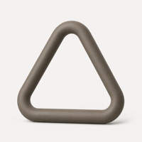 Haltères triangulaires en silicone personnalisés pour Pilates, yoga, entraînement de force, utilisation à domicile ou en studio, avec conception de logo gratuite pour les marques