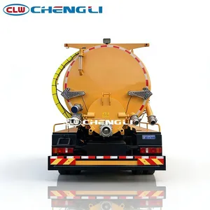 Camion d'aspiration des eaux usées Howo 6x4 personnalisé avec citerne de nettoyage combinée et jet d'eau haute pression, fourni directement par l'usine, à vendre - Product Image 2