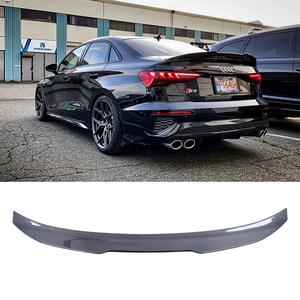 Pour A3 S3 RS3 Limousine 8Y Berline Décoration d'extérieur Style PSM Aileron arrière de coffre 2021-2024 - Product Image 1