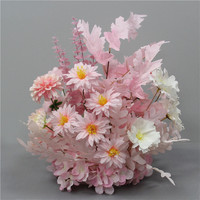 Bola de Flores Artificiales de Seda Estilo Bosque para Centro de Mesa de Boda, Decoración de Fondo para Eventos, Fiestas y Áreas de Bienvenida