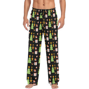 <span class=keywords><strong>Pijamas</strong></span> de Estilo Chino de Fácil Cuidado con Tema Navideño para Venta al por Mayor, <span class=keywords><strong>Pijamas</strong></span> Divertidos para Hombre, Ropa de Dormir al por Mayor, MOQ Bajo - Product Image 4