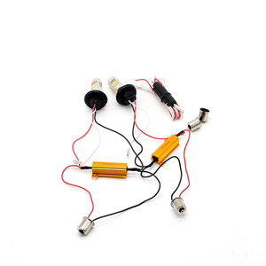 ไฟเลี้ยว LED สวิตช์แบ็คสำหรับรถยนต์ ADT สีขาว/เหลืองอำพัน BAY15D Ba15s Bau15s ไฟจอดรถ LED สองสี - Product Image 2