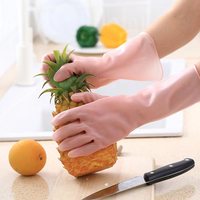 Gants de vaisselle doux, confortables pour la peau, antidérapants, durables, épais, imperméables, résistants à l'huile, multicolores, pour la cuisine