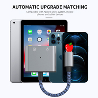 Adaptateur audio double jack pour écouteurs, musique 2 en 1, adaptateur de charge rapide, séparateur de prise casque pour iPhone 12