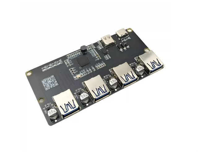 High-speed USB to HUB 4-port USB 3.0 Expansion Dock Hub 1-to-4 Communication Adapter Development Board