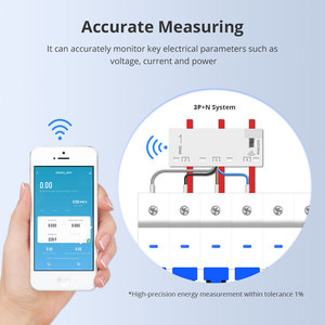Zemismart tuya ZigBee Wifi 3 giai đoạn điện năng lượng Meter 63A tiêu thụ điện năng thông minh Màn hình cảm biến hoạt động tuya Home trợ lý - Product Image 2