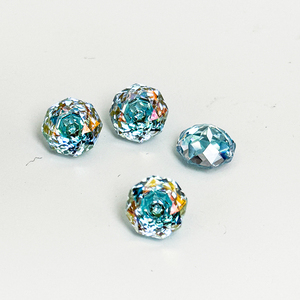 Hot bán 8.0 mét Vòng Rose cut cầu vồng Cubic Zirconia tổng hợp Rose Shape <span class=keywords><strong>CZ</strong></span> đá quý - Product Image 5