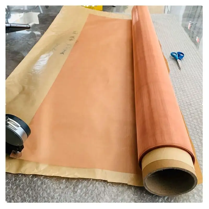 Faraday gaiola vidro laminado vermelho cobre fio rede malha