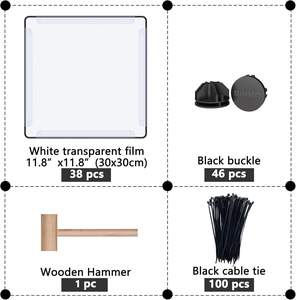 Enclos pour animaux de compagnie en plastique durable et portable, cage à lapins d'extérieur avec enclos, enclos pour chien, clôture pour animaux de compagnie - Product Image 6