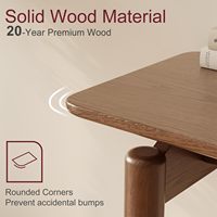 Table console fine en bois de noyer pour entrée et salon, meubles de salon (39,4'') XGZ002