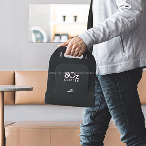 Portavasos Personalizado para Café, Portavasos Doble para 2 Vasos de Papel, Portavasos para Bebidas Calientes con Asa - Product Image 1