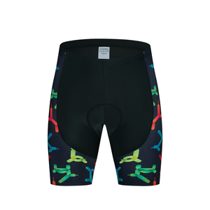 Custom Men's Half Pants Quick Drying Breathable Bike Cycling Shorts with Padded Black Sportswear Plus Size