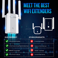 2023 el más nuevo extensor WiFi amplificador de señal punto de acceso más rápido Internet Superboost Booster para el hogar