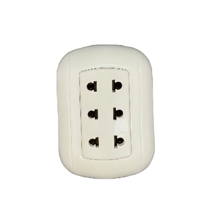 Enchufe de pared para lámpara color marfil y interruptor de pared inalámbrico y enchufe. - Product Image 2