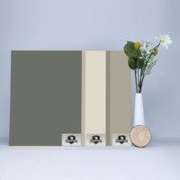 Láminas Decorativas Contemporáneas Minimalistas de Color Puro, Resistentes al Fuego y a la Humedad, Tablero de Melamina MDF de 1220x2800mm para Cocina de Hotel