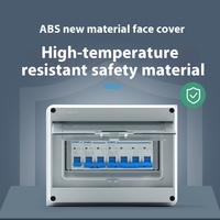 Elewise ZY Boîte d'interrupteur en plastique étanche pour l'extérieur avec disjoncteur 2-24 Équipement de distribution d'énergie étanche à fort courant et à la pluie