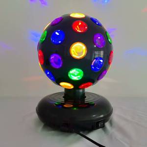 6 pollici colorato rotante effetti di illuminazione Multicolor cling LED Disco palla per migliorare le feste <span class=keywords><strong>a</strong></span> <span class=keywords><strong>casa</strong></span> con 12V/500mA adattatore - Product Image 2