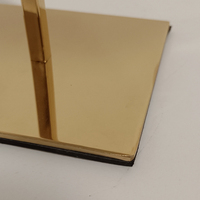 Soporte de señal de código QR de Metal para mostrador personalizado, soporte de pantalla de código QR para pago de redes sociales
