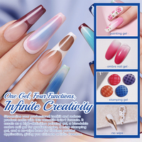 MissGel Fournisseur de Produits pour Ongles Ventes Flash 15ml Gel Non Toxique Vegan à Dissoudre pour Nail Art Design, l'Art de la Couleur - Gel Ombre et Gel de Stamping