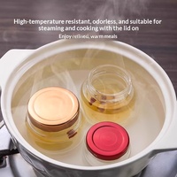Bouteilles de portionnement pour aliments pour oiseaux, bocaux en verre vides, qualité domestique, résistants aux hautes températures, hermétiques, pour le stockage alimentaire