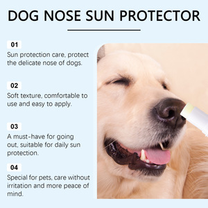 Crème de protection pour le nez des chiens - Protection UV pour animaux de compagnie en extérieur, beurre de karité avec vitamine E, soin doux - Product Image 4