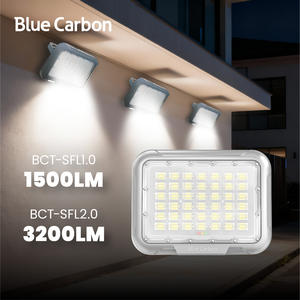 Lampe solaire extérieure LED 1500lm 3200lm, lampadaire solaire étanche, projecteur solaire 20W 30W extérieur avec batterie au lithium - Product Image 5