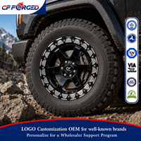 Jantes de camion tout-terrain forgées monobloc de haute qualité personnalisées, 17, 18, 20 pouces, noir brillant, 6x139.7, pour Ford Bronco Raptor